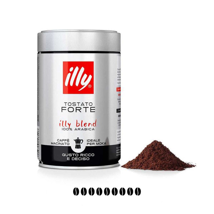 Coffee illy | Strong Roasted Mocha Ground Coffee