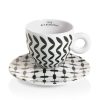 illy Art Collection illy | Set of 2 Cappuccino Cups - Illy Art Collection Mona Hatoum