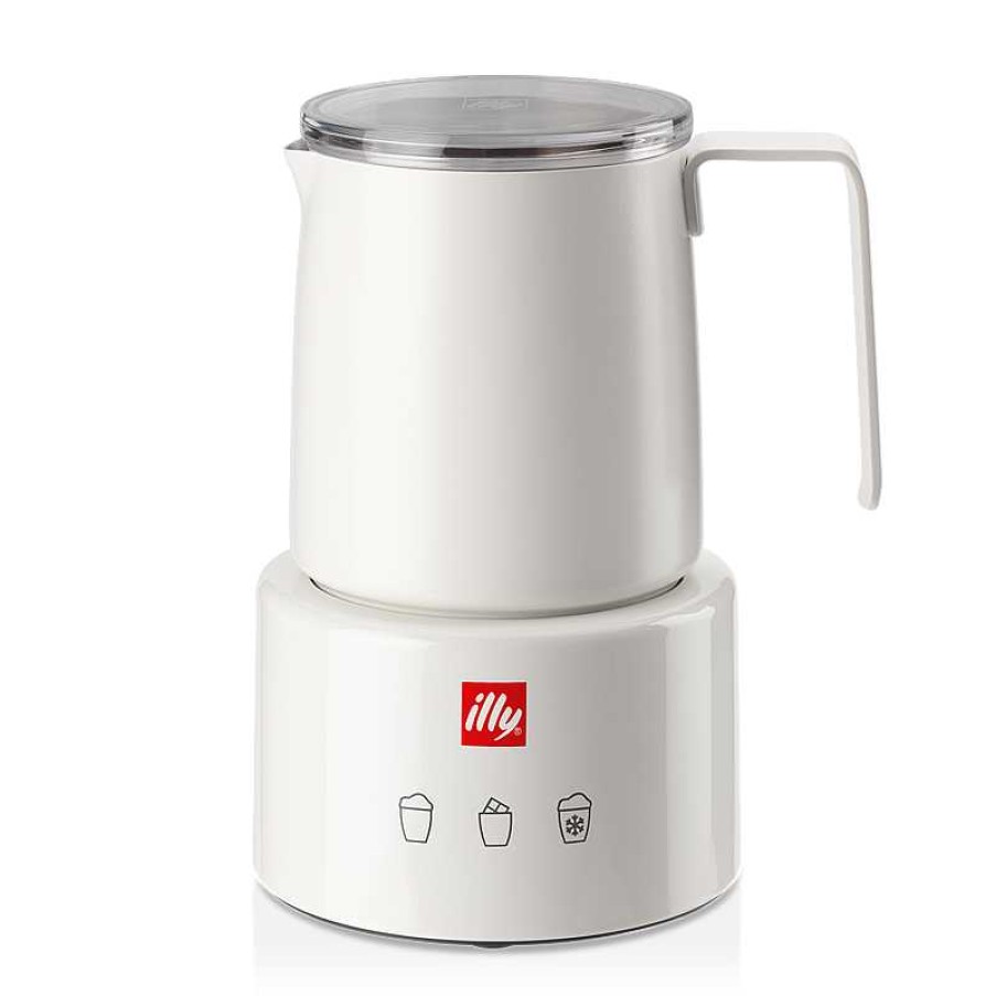 Coffee Machines illy | Milk Frother White Electric Milk Frother