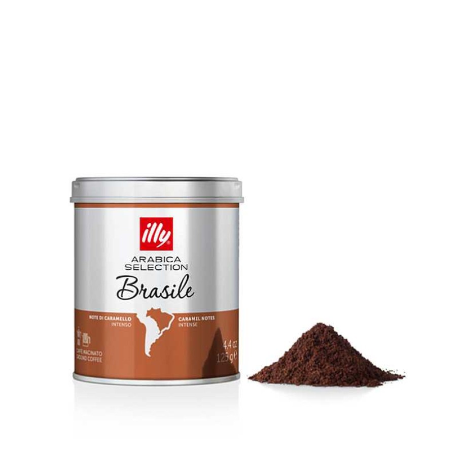 Coffee illy | Ground Coffee Moka Arabica Selection Brazil