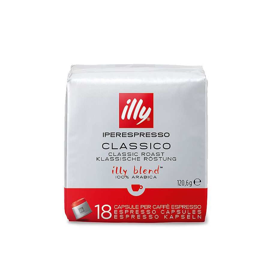 Coffee illy | Iperespresso Classic Roasted Coffee Capsules - 18 Capsules