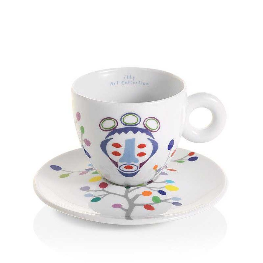 illy Art Collection illy | Set of 6 Cappuccino Cups - Illy Art Collection Pascale Marthine Tayou