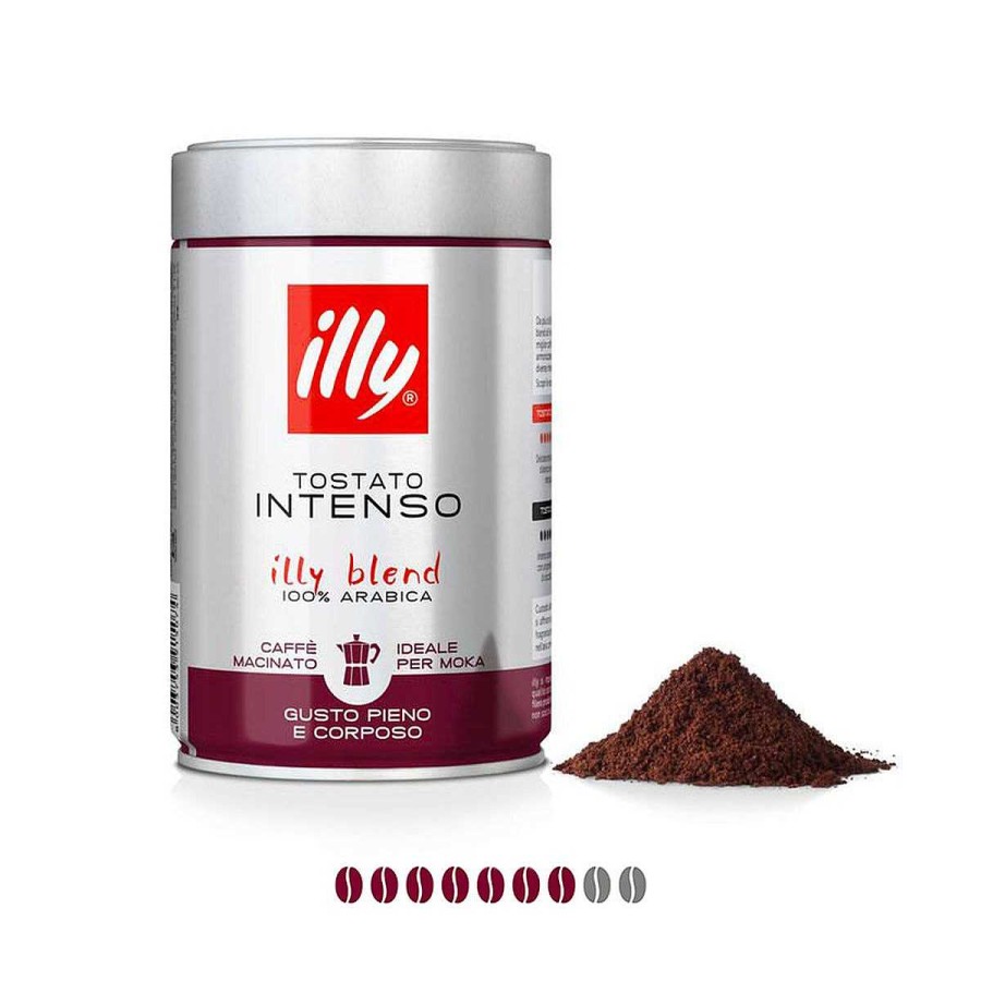 Coffee illy | Intense Roasted Mocha Ground Coffee