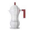 Coffee Machines illy | 6 Cup Coffee Maker - Induction Moka Alessi Pulcina Rossa