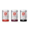 Gourmet illy | Coffee Tasting Kit - 3 Packs of Ground Coffee for Moka: Classic, Intense and Strong