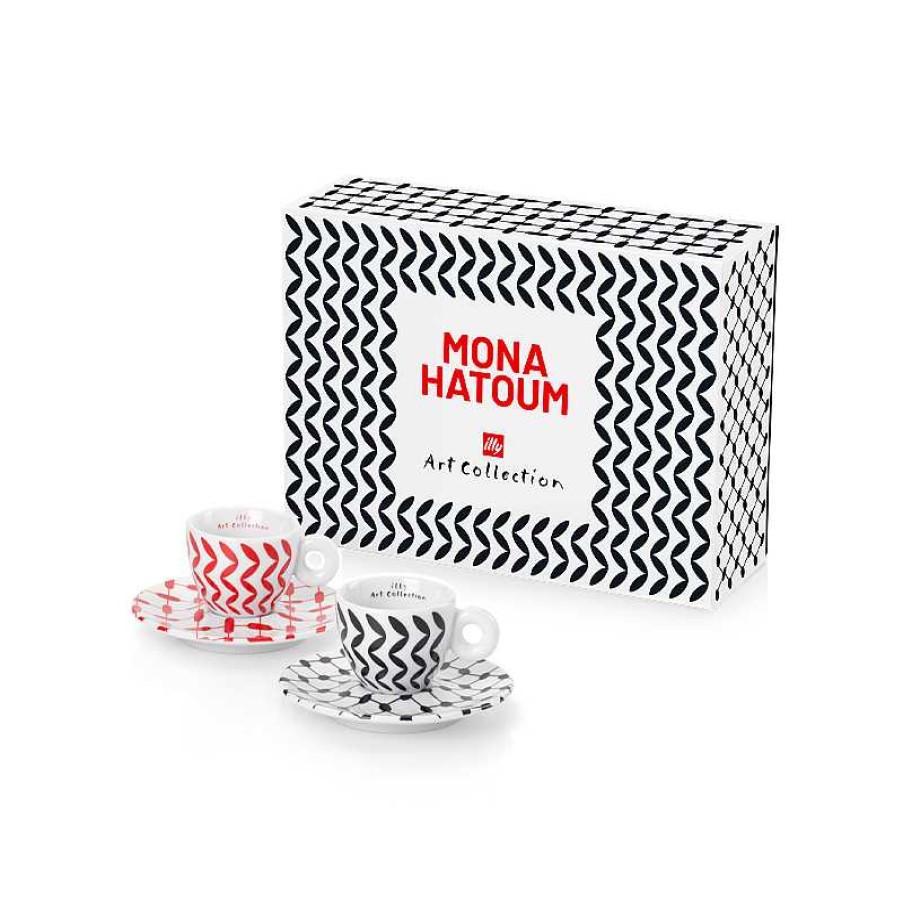 illy Art Collection illy | Set of 2 Espresso Coffee Cups - Illy Art Collection Mona Hatoum