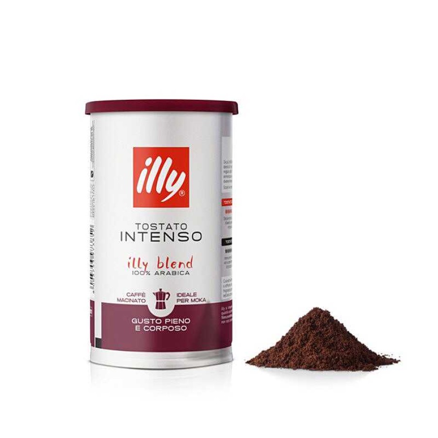 Coffee illy | Intense Roasted Ground Moka Coffee