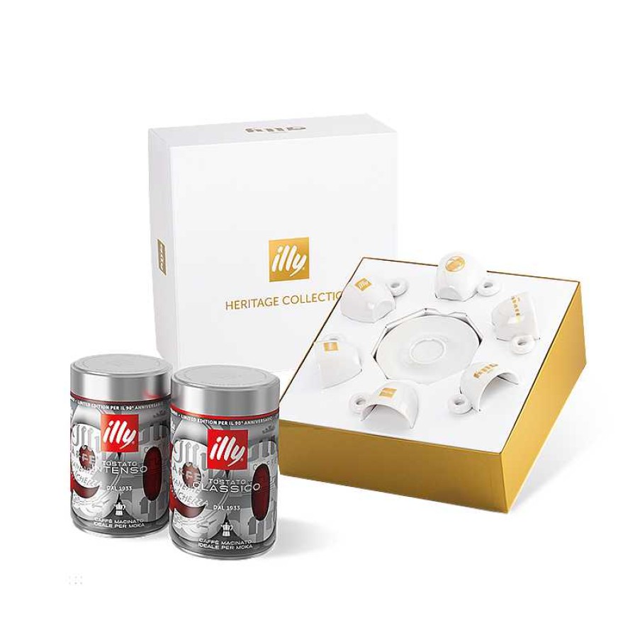 Coffee illy | Illy 90th Anniversary With Dedicated Jar And The Heritage Collection